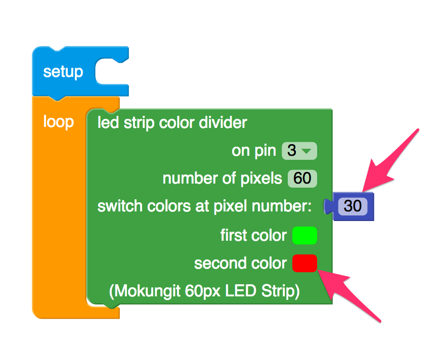 Program written in MakerVision
